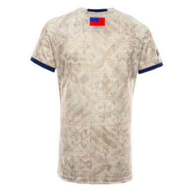 T-shirt entraînement Toa Samoa 2025 Homme Beige | Rugby Approved Perpignan
