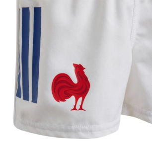 Short de match officiel Adidas FFR 2025/2026 pour enfants