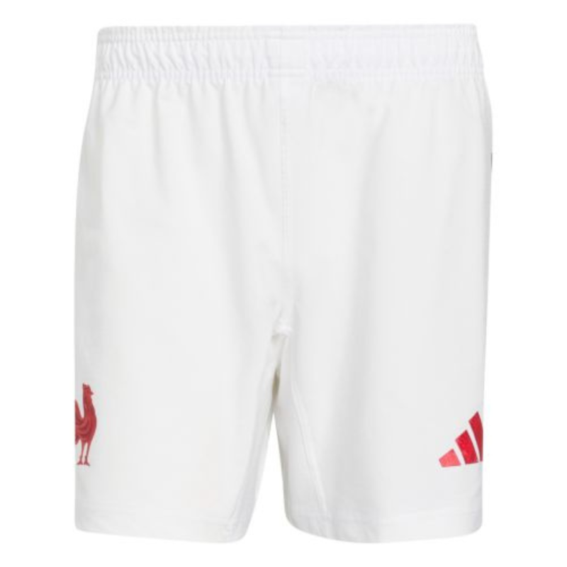 Short Blanc Replica Domicile XV de France Adidas 2025/2026 Short Blanc Replica Domicile XV de France Adidas 2025/2026