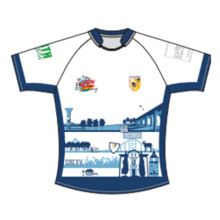 Maillot de Match Officiel COCXV | Rugby Approved Perpignan