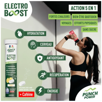 Electro Boost Citron – Boisson Énergétique | Rugby Approved Perpignan