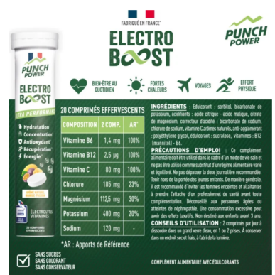 Electro Boost Mangue Passion – Hydratation Sport | Rugby Approved Perpignan
