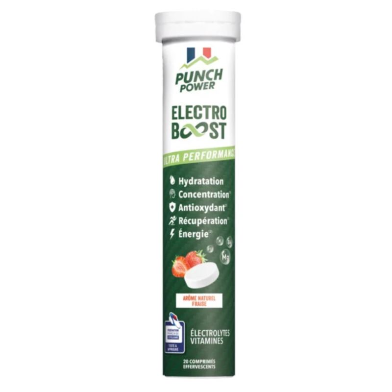 Electro Boost Fraise – Hydratation Sport Electro Boost Fraise – Hydratation Sport