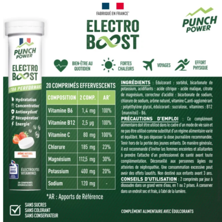 Electro Boost Fraise – Hydratation Sport