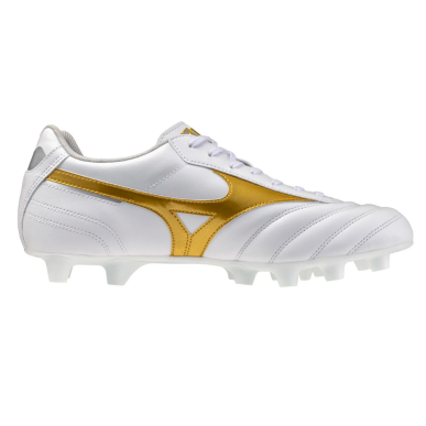 Mizuno Morelia II Club Blanc et Doré | Rugby Approved Perpignan