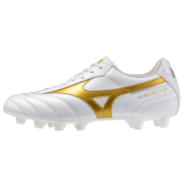 Mizuno Morelia II Club Blanc et Doré | Rugby Approved Perpignan