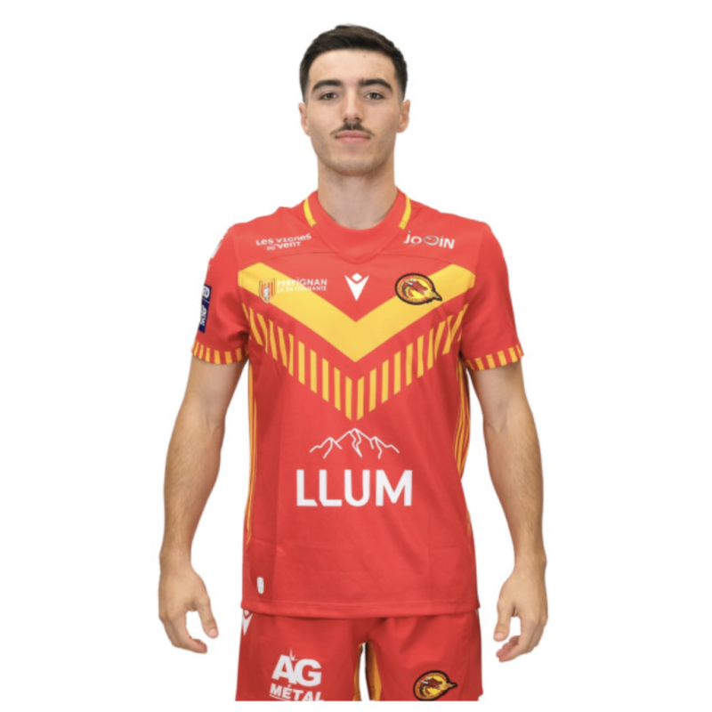 2026 MAILLOT EXTERIEUR REPLICA ROUGE DRAGONS CATALAN 2026 MAILLOT EXTERIEUR REPLICA ROUGE DRAGONS CATALAN