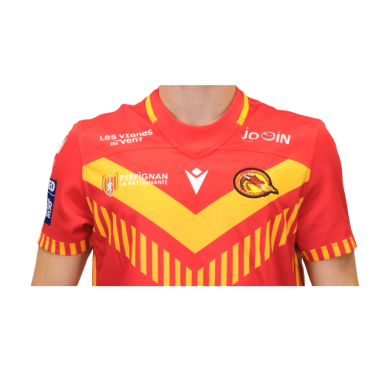 Maillot Extérieur Replica Rouge Dragons Catalans 2026 | Rugby Approved Perpignan