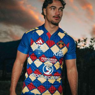 maillot USAP coupe d'Europe