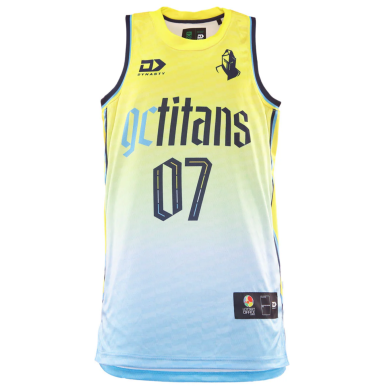 Débardeur Titans basket-ball jaune 2025/2026 | Rugby Approved Perpignan