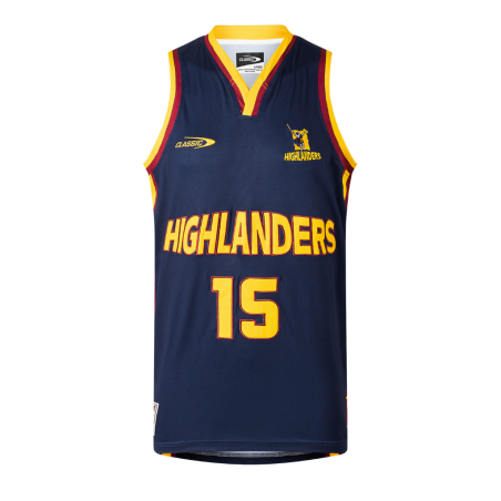 Débardeur basket-ball Highlanders 2025/2026 homme | Rugby Approved Perpignan