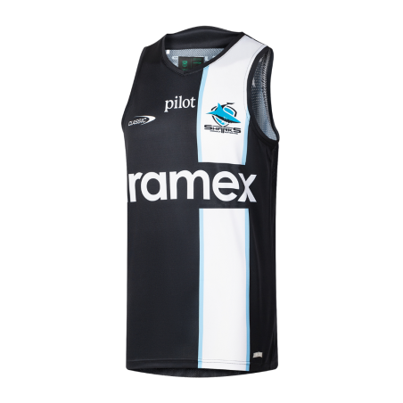 Débardeur Sharks Noir et Blanc 2025/2026