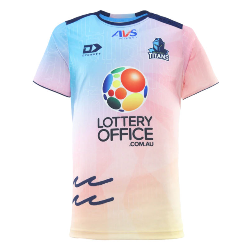 Maillot entraînement Gold Coast Titans pastel 2025/2026