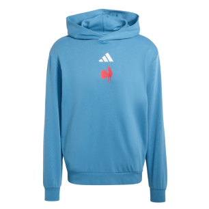 Sweat à capuche XV de France bleu 2025/2026 | Rugby Approved Perpignan