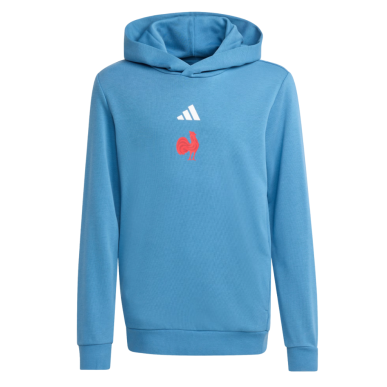 Sweat à capuche XV de France bleu enfant 2025/2026 | Rugby Approved