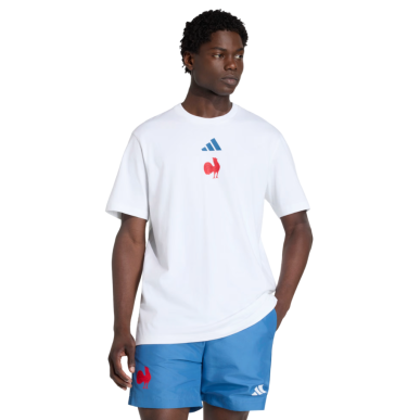 T-Shirt France Rugby blanc 2025/2026 | Rugby Approved Perpignan
