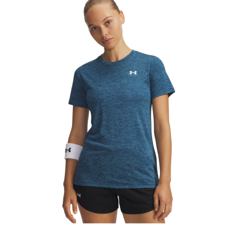 T-Shirt Under Armour femme bleu clair | Rugby Approved Perpignan