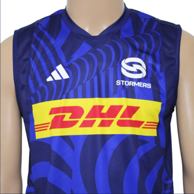 Stormers Navy Singlet rugby sans manches | Rugby Approved Perpignan