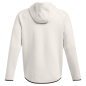 Sweat à capuche beige entièrement zippé Under Armour