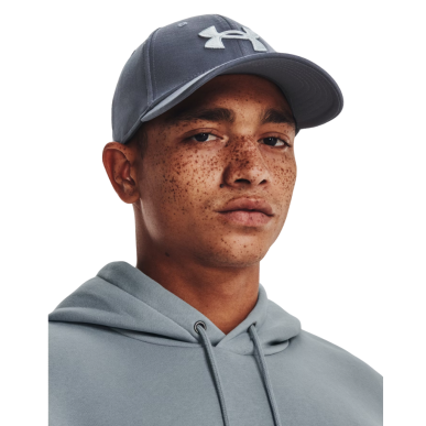 Casquette Blitzing Low extensible grise Under Armour | Rugby Approved Perpignan