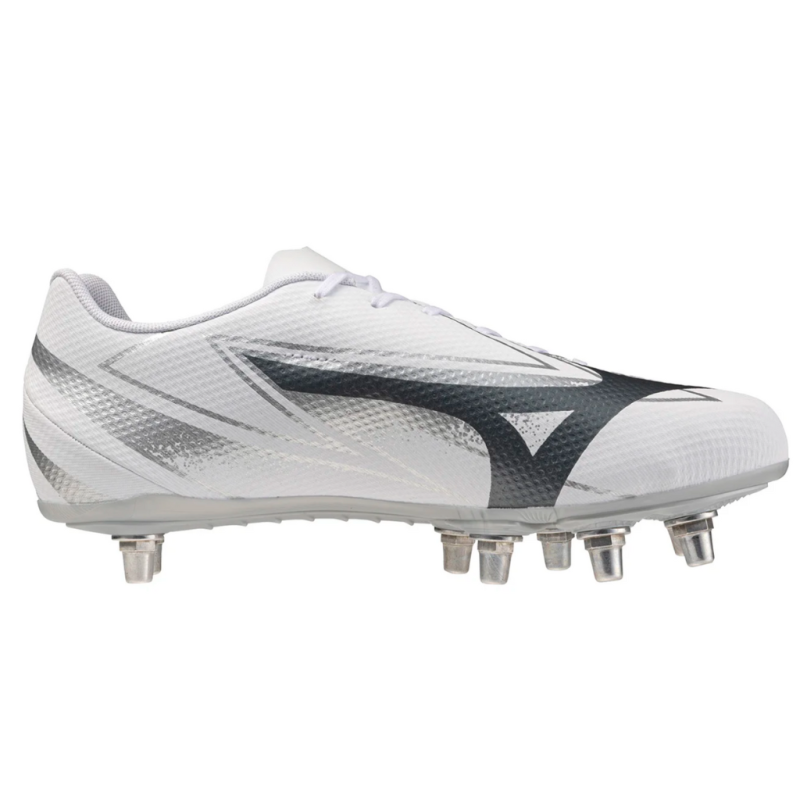 Crampons de rugby Mizuno Waitangi Pro Blanc et gris
