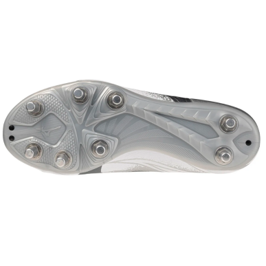 Mizuno Waitangi Pro crampons rugby blanc gris | Rugby Approved Perpignan