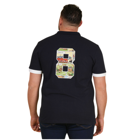 Polo à manches courtes Ruckfield x Astérix bleu marine