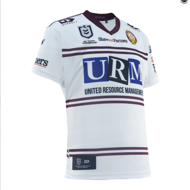 Maillot blanc Extérieur SEA EAGLES 2025-2026 | Rugby Approved Perpignan