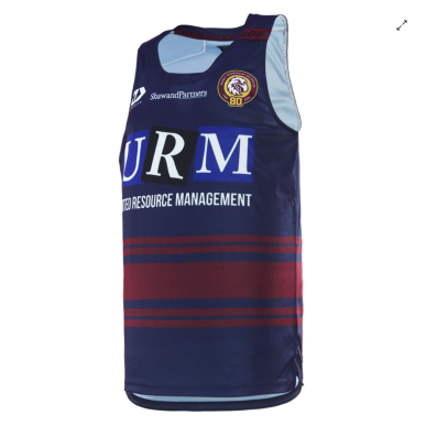 Débardeur d’entraînement bleu SEA EAGLES 2025-2026 | Rugby Approved Perpignan