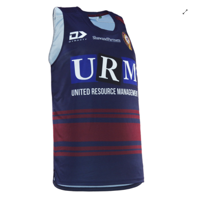 Débardeur d’entraînement bleu SEA EAGLES 2025-2026 | Rugby Approved Perpignan