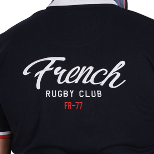 Polo à manches courtes Ruckfield French Rugby Club bleu marine