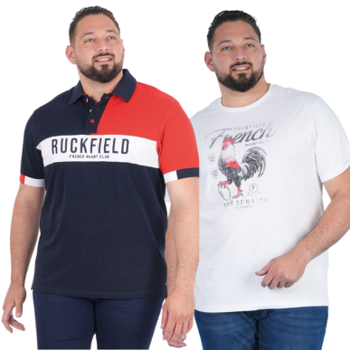Pack duo polo + t-shirt Ruckfield French Rugby Club | Rugby Approved Perpignan