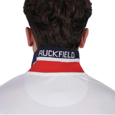 Polo à manches courtes Ruckfield French Rugby Club blanc | Rugby Approved Perpignan