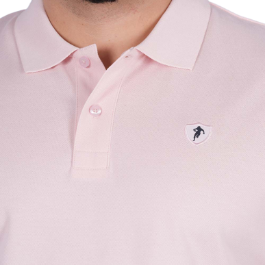 Polo rose à manches courtes Ruckfield Essentiel | Rugby Approved Perpignan