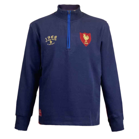 France Rugby 1968 Sweatshirt Zipper | Rugby Approved Perpignan