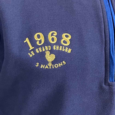 France Rugby 1968 Sweatshirt Zipper | Rugby Approved Perpignan