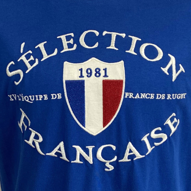 FRANCE RUGBY T-SHIRT 1981 | Rugby Approved Perpignan