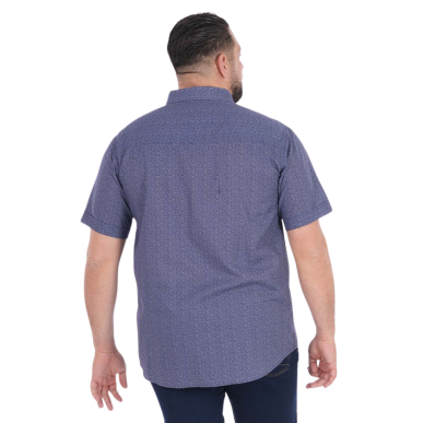 Chemise bleu manches courtes Ruckfield Ligne City | Rugby Approved Perpignan