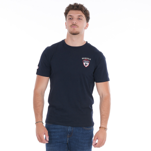 T-shirt Ruckfield French Rugby Club bleu marine | Rugby Approved Perpignan