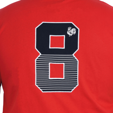 T-shirt Ruckfield French Rugby Club rouge | Rugby Approved Perpignan