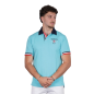 Polo à manches courtes Ruckfield French Rugby Club bleu turquoise