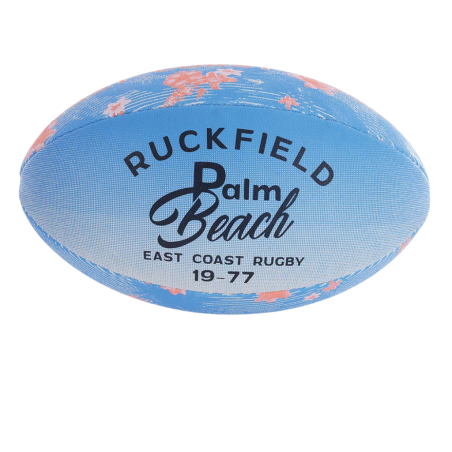 Ballon de rugby Ruckfield Palm Beach bleu clair | Rugby Approved Perpignan