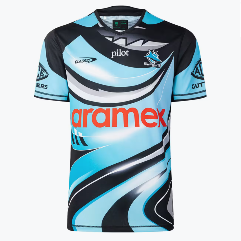 T-shirt d'entrainement Bleu 2025-2026 SHARKS