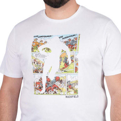 T-shirt Ruckfield x Astérix Blanc | Rugby Approved Perpignan
