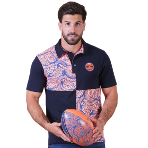 Polo Ruckfield Maori Rugby manches courtes + ballon offert | Rugby Approved Perpignan