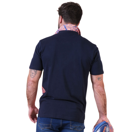 Polo Ruckfield à manches courtes Maori Rugby + ballon offert