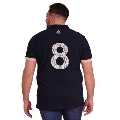 Polo Ruckfield Flowers of Rugby Bleu Marine | Rugby Approved Perpignan