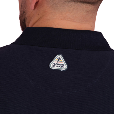Polo Ruckfield Flowers of Rugby Bleu Marine | Rugby Approved Perpignan