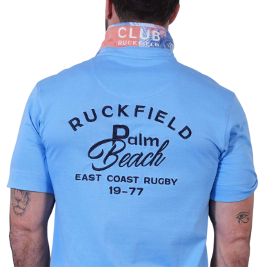 Polo Ruckfield Palm Beach Bleu Clair | Rugby Approved Perpignan