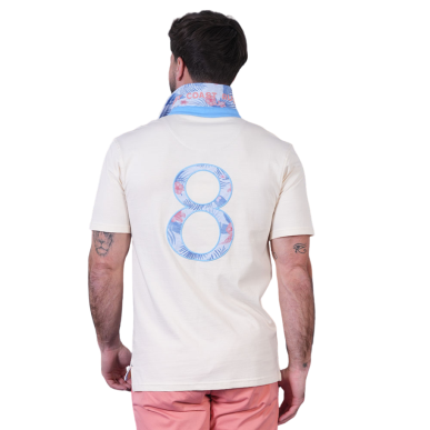 Polo Blanc Cassé Ruckfield Palm Beach | Rugby Approved Perpignan